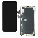 Дисплей для Apple iPhone 11 Pro Max, черный, с сенсорным экраном, с рамкой, (TFT), ZY-IN CELL HD+
