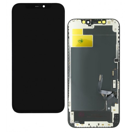 Дисплей для Apple iPhone 12, iPhone 12 Pro, черный, с сенсорным экраном, с рамкой, (TFT), ZY-IN CELL HD+ Дисплей для Apple iPhone 12, iPhone 12 Pro, черный, с сенсорным экраном, с рамкой, (TFT), ZY-IN CELL HD+