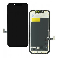 Дисплей для Apple iPhone 13 mini, черный, с сенсорным экраном, с рамкой, (TFT), ZY-IN CELL HD+