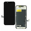 Дисплей для Apple iPhone 13 mini, чорний, з сенсорним екраном, з рамкою, (TFT), ZY-IN CELL HD+