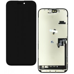 Дисплей для Apple iPhone 16 Pro Max, чорний, з сенсорним екраном, з рамкою, (TFT), ZY-IN CELL HD+