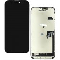 Дисплей для Apple iPhone 16 Pro Max, черный, с сенсорным экраном, с рамкой, (TFT), ZY-IN CELL HD+