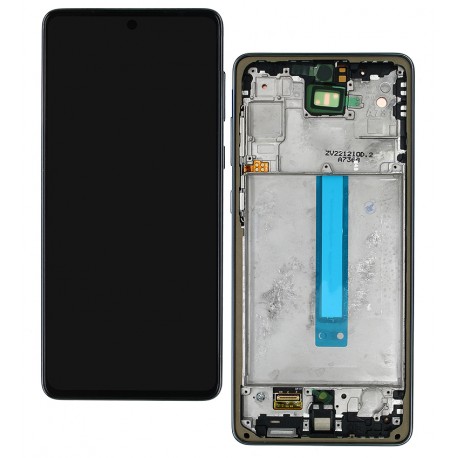 Дисплей для Samsung A736 Galaxy A73 5G, чорний, з рамкою, оригінал (PRC), original glass
