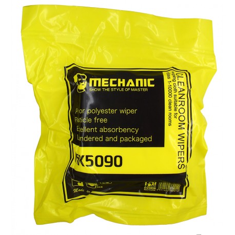 Серветка з мікрофібри Mechanic HK5090, для усунення пилу та відбитків, 100 шт., 100*100 мм Серветка з мікрофібри Mechanic HK5090, для усунення пилу та відбитків, 100 шт., 100*100 мм