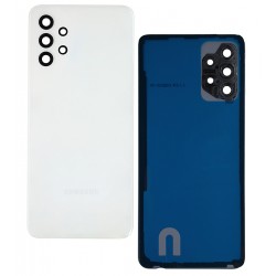 Задняя панель корпуса для Samsung A326 Galaxy A32 5G, белый, со стеклом камеры