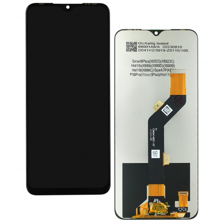 Дисплей для Infinix Hot 10S (X689), Hot 10T (X689C), Tecno Spark 7P (KF7j), черный, без рамки, High Quality, 1540414821 Дисплей для Infinix Hot 10S (X689), Hot 10T (X689C), Tecno Spark 7P (KF7j), черный, без рамки, High Quality, 1540414821