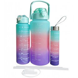 Набор бутылок для воды 3 шт (300мл/ 900мл/ 2000мл)