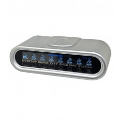 Сетевое зарядное устройство Mechanic E-Power Max, 240 Вт, Power Delivery (PD), с беспроводной зарядкой, 8 портов