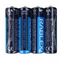 Батарейка Rablex R6P LR6, AA, солевая, 4шт.