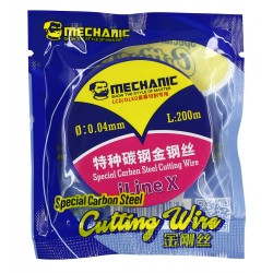 Струна для відклеювання скла Mechanic iLine X, 0,04 мм, 200 м Струна для відклеювання скла Mechanic iLine X, 0,04 мм, 200 м