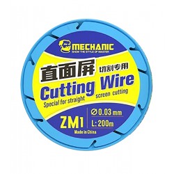 Струна для відклеювання скла Mechanic ZM1, 0,03 мм, 200 м Струна для відклеювання скла Mechanic ZM1, 0,03 мм, 200 м