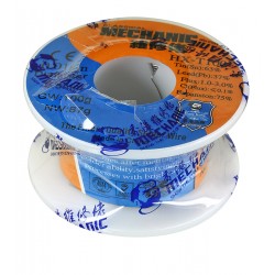 Припой Mechanic HX-T100, Sn 63%, Pb 37%, flux 1-3%, 0,5 мм, 100 г Припой Mechanic HX-T100, Sn 63%, Pb 37%, flux 1-3%, 0,5 мм, 100 г