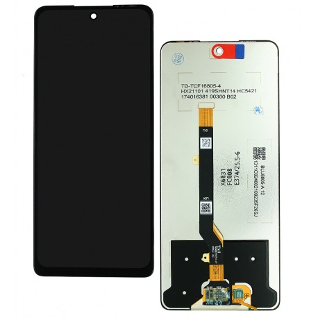 Дисплей для Tecno Spark 20 Pro (KJ6), Infinix Hot 40 (X6836), Hot 40 Pro (X6837), черный, без рамки (Box) Дисплей для Tecno Spark 20 Pro (KJ6), Infinix Hot 40 (X6836), Hot 40 Pro (X6837), черный, без рамки (Box)