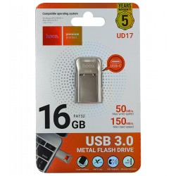 Флешка 16Gb Hoco UD17, Type-C, серебристая Флешка 16Gb Hoco UD17, Type-C, серебристая