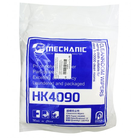Салфетка мікрофібра Mechanic HK4090, для видалення пилу та відбитків, 100 шт, 210*210 мм Салфетка мікрофібра Mechanic HK4090, для видалення пилу та відбитків, 100 шт, 210*210 мм
