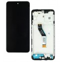 Дисплей для Xiaomi Poco M4 Pro 5G, Redmi Note 11 5G, Redmi Note 11S 5G, Redmi Note 11T 5G, чорний, з рамкою, High Quality