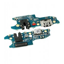 Шлейф для Oppo A17, A17k, конектора зарядки, конектора гарнітури, з мікрофоном, High quality, (плата зарядки)