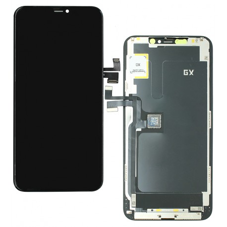 Дисплей для Apple iPhone 11 Pro Max, черный, с тачскрином, с рамкой, High quality, GX-IN CELL Дисплей для Apple iPhone 11 Pro Max, черный, с тачскрином, с рамкой, High quality, GX-IN CELL