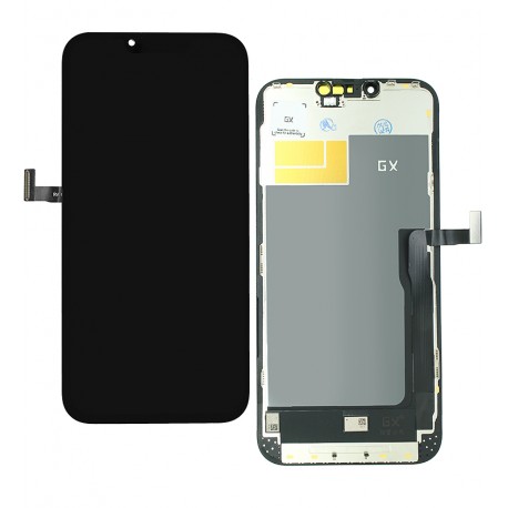 Дисплей для Apple iPhone 13 Pro Max, чорний, з сенсорним екраном, з рамкою, High quality, GX-IN CELL