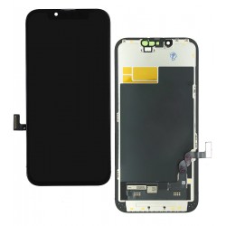 Дисплей для Apple iPhone 13, черный, с сенсорным экраном, с рамкой, (TFT), ZY-IN CELL HD+