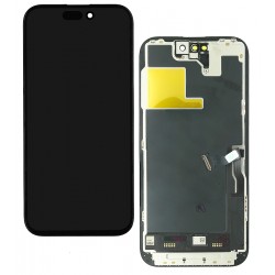 Дисплей для Apple iPhone 14 Pro, чорний, з сенсорним екраном, з рамкою, (TFT), ZY-IN CELL HD+