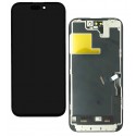 Дисплей для Apple iPhone 14 Pro, черный, с сенсорным экраном, с рамкой, (TFT), ZY-IN CELL HD+