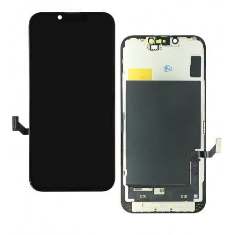 Дисплей для Apple iPhone 14, черный, с сенсорным экраном, с рамкой, (TFT), ZY-IN CELL HD+ Дисплей для Apple iPhone 14, черный, с сенсорным экраном, с рамкой, (TFT), ZY-IN CELL HD+