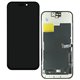 Дисплей для Apple iPhone 15 Pro, чорний, з сенсорним екраном, з рамкою, (TFT), ZY-IN CELL HD+