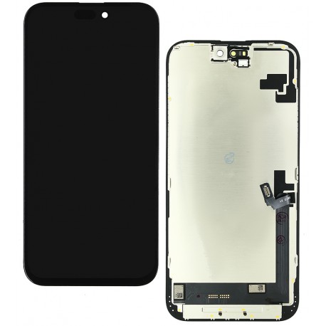 Дисплей для Apple iPhone 16 Plus, чорний, з сенсорним екраном, з рамкою, (TFT), ZY-IN CELL HD+ Дисплей для Apple iPhone 16 Plus, чорний, з сенсорним екраном, з рамкою, (TFT), ZY-IN CELL HD+