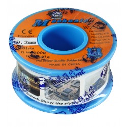 Припій Mechanic WZ-100, Sn 63%, Pb 37%, flux 1-3%, 0,2 мм, 200 г Припій Mechanic WZ-100, Sn 63%, Pb 37%, flux 1-3%, 0,2 мм, 200 г