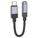 Адаптер перехідник Hoco UPA32C, Type-C to Jack 3. 5, чорний