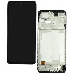 Дисплей для Xiaomi Redmi Note 12S, чорний, з рамкою, High quality, (OLED)