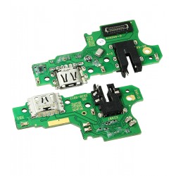 Шлейф для Oppo A15, A15s, конектора зарядки, з мікрофоном, High quality, (плата зарядки)