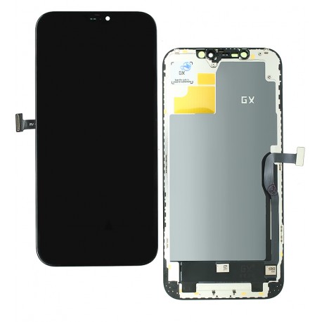 Дисплей для Apple iPhone 12 Pro Max, черный, с сенсорным экраном, с рамкой, High quality, GX-IN CELL Дисплей для Apple iPhone 12 Pro Max, черный, с сенсорным экраном, с рамкой, High quality, GX-IN CELL