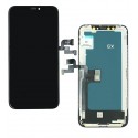 Дисплей для Apple iPhone X, черный, с сенсорным экраном, с рамкой, High quality, GX-IN CELL