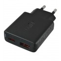 Зарядное устройство Acefast GaN A69 1Type-C/1USB, 30W, PD/QC , черное