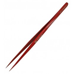 Пінцет монтажний Mechanic AK-KING11, прямий, 140 мм, червоний