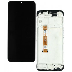 Дисплей Oppo A57S, із сенсорним екраном (дисплейний модуль), чорний, з рамкою