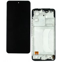 Дисплей для Xiaomi Poco X5 5G, Redmi Note 12 5G, чорний, з рамкою, High Quality, (OLED)