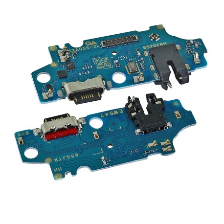 Шлейф для Samsung A057 Galaxy A05s, конектора зарядки, High quality, (плата зарядки)