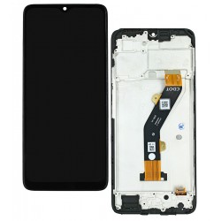 Дисплей для Infinix Smart 7 (X6515), черный, с рамкой, High Quality, FPC6605-5