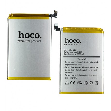 Акумулятор Hoco BN5Q для Xiaomi Poco C65, Redmi 13C, Redmi 13C 5G, Li-Polymer, 3,84 B, 5000mAh Акумулятор Hoco BN5Q для Xiaomi Poco C65, Redmi 13C, Redmi 13C 5G, Li-Polymer, 3,84 B, 5000mAh