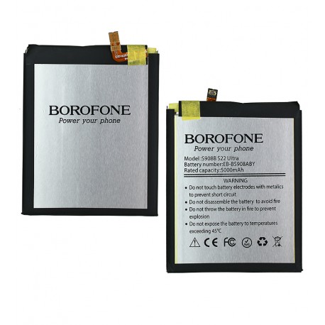 Акумулятор Borofone EB-BS908ABY для Samsung S908 Galaxy S22 Ultra 5G, Li-ion, 3,83 B, 5000 мАг Акумулятор Borofone EB-BS908ABY для Samsung S908 Galaxy S22 Ultra 5G, Li-ion, 3,83 B, 5000 мАг