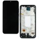 Дисплей для Samsung A346 Galaxy A34 5G, чорний, з рамкою, High Quality, з вузьким обідком, (OLED)