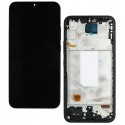 Дисплей для Samsung A346 Galaxy A34 5G, черный, с рамкой, High Quality, с узким ободком, (OLED)