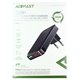 Зарядное устройство Acefast GaN A100 |2Type-C/1USB, 65W/5A, PD/QC|, черное