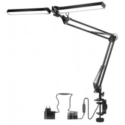 Настольная Led-лампа FS-021 на струбцине, 3000-6500K, 3 режима освещения, 220В