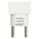 Вольтметр панельный AD16-22FBV-K (AD16-22FSV) Red 60-500VAC, в розетку