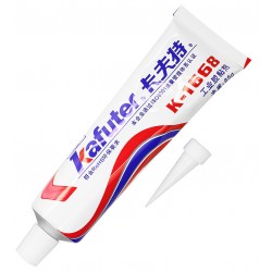 Клей неопреновый термостойкий Kafuter K-1668 85г ЖЁЛТЫЙ [до 105C]