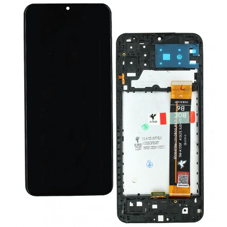 Дисплей для Samsung A135 Galaxy A13, M135 Galaxy M13, чорний, з рамкою, FLYCDI, BS066FBM-L01-D800_R5.7 Дисплей для Samsung A135 Galaxy A13, M135 Galaxy M13, чорний, з рамкою, FLYCDI, BS066FBM-L01-D800_R5.7